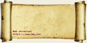 Hana Jovanović vizit kartica